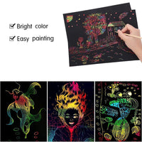 Thumbnail for ColorBurst™ - Leikittele väreillä - Raaputuspaperi