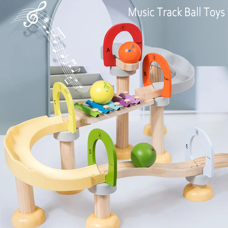 Music Marble Track™ - Montessori-melodiat - Aistilelut