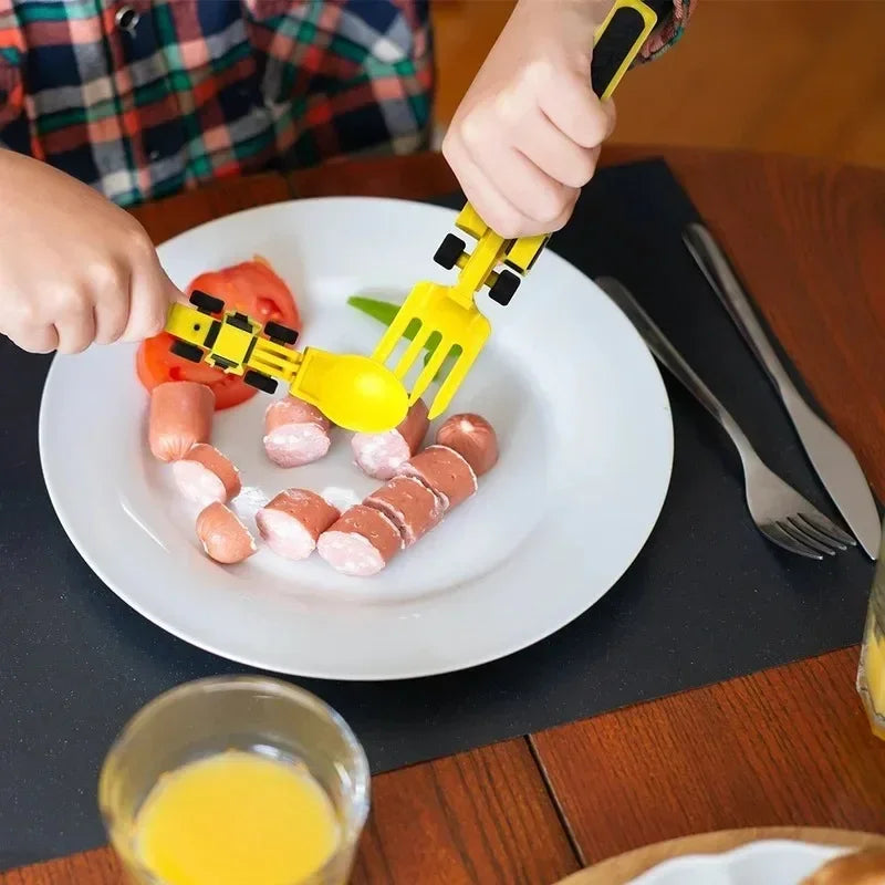 Construction Dinner Set™ - Ei enää kitinää ruokapöydässä - Luova ruokailuvälinesetti