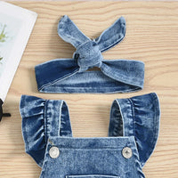 Thumbnail for Mini Fashion™ - Söpö look - Vauvojen denim body