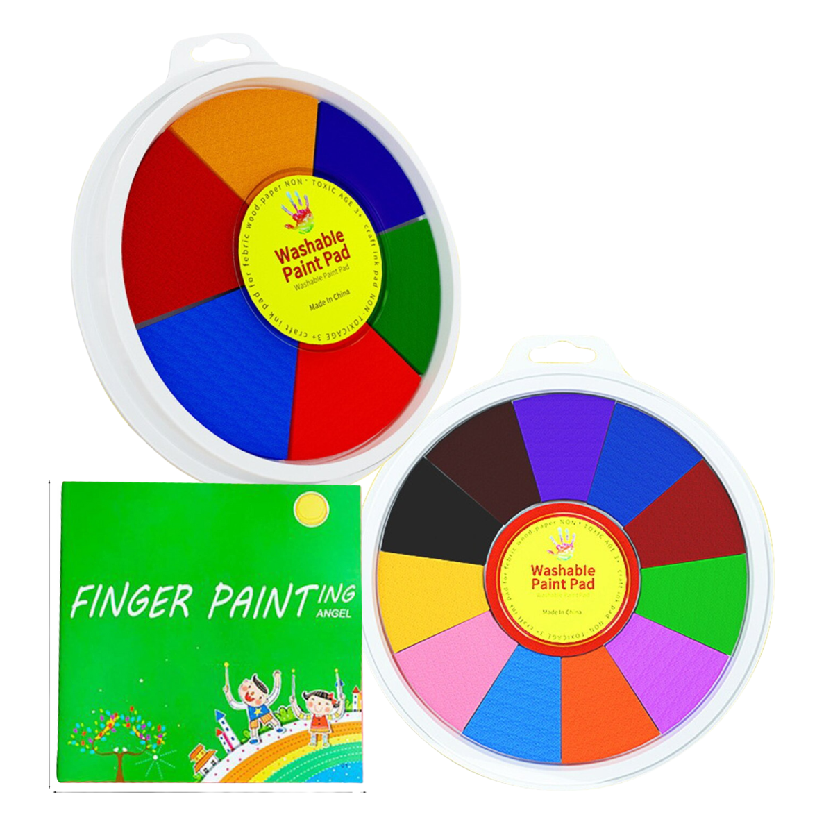 Paint Wheel™ - Maalaa sormiväreillä - Maalaussetti lapsille