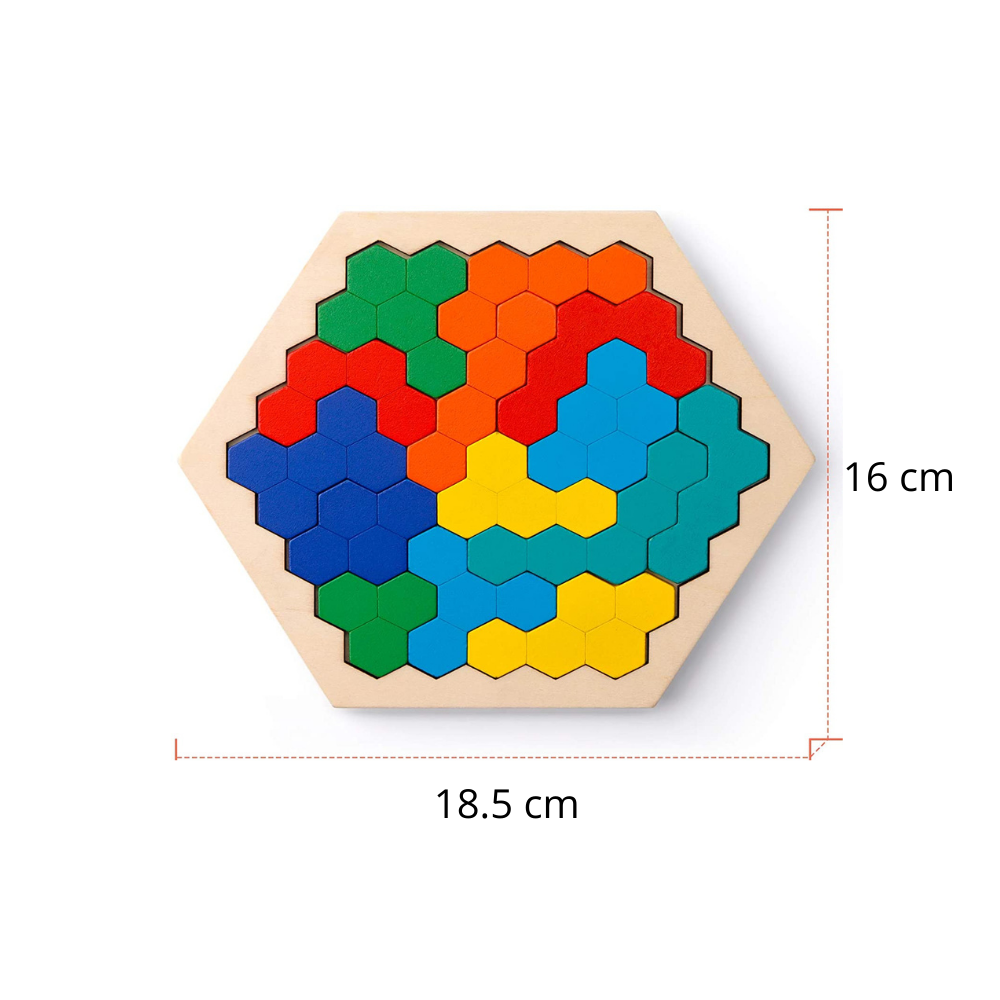Hexagon Puzzle™ - Loputtomasti ratkaisuja - Geometrinen palapeli