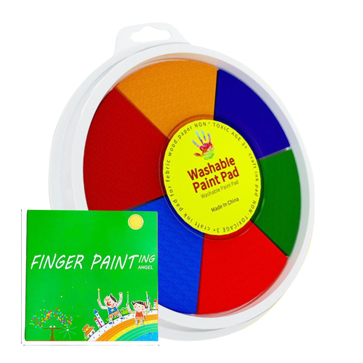 Paint Wheel™ - Maalaa sormiväreillä - Maalaussetti lapsille