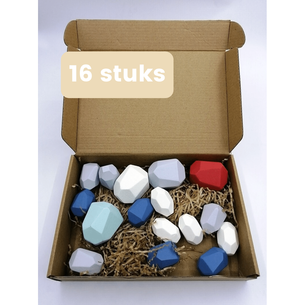 Woods™ | Montessori-rakennuspalikat - Nordic puiset rakennuspalikat