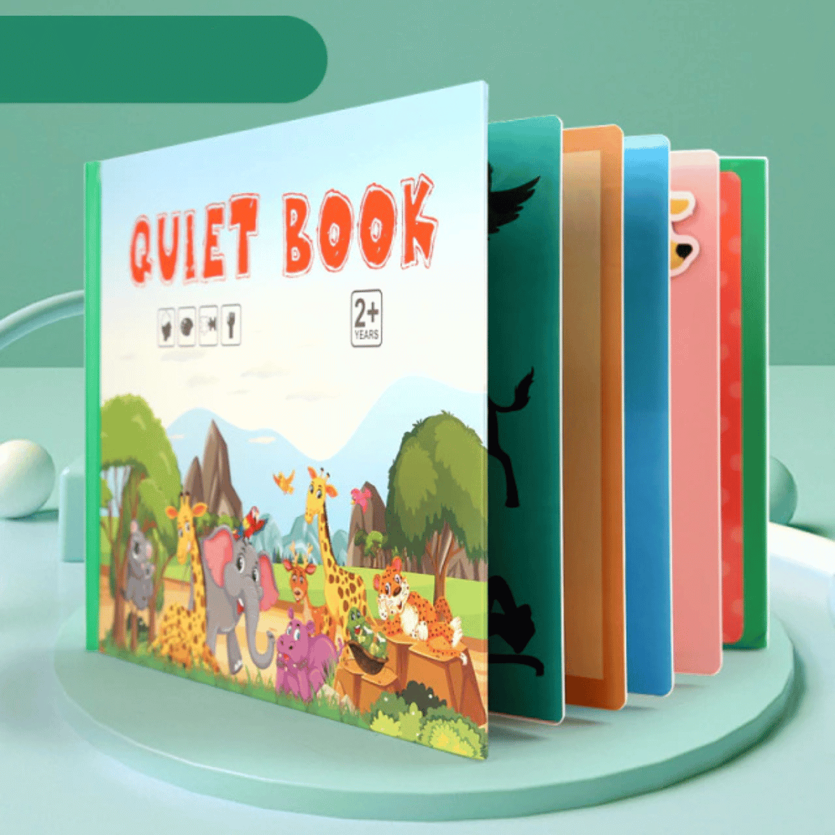 Quiet Book™ - Kehitä hienomotorisia taitoja - Oppimiskirja