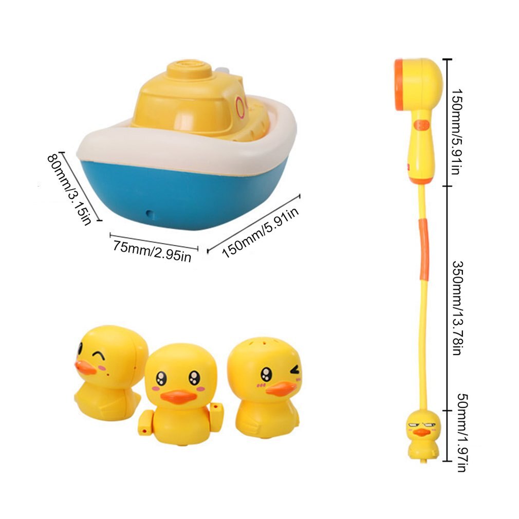 Duck Shower™ - Kylpyaika muuttuu juhlaksi - Lasten ankkasuihku