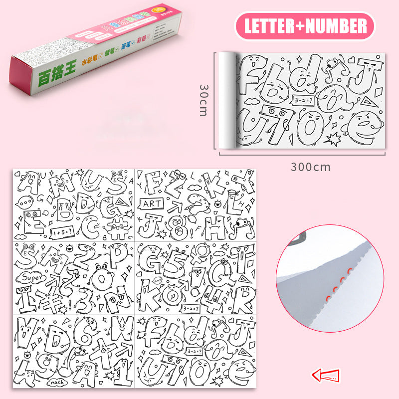 ColoringPaper™ - Päästä luovuus valloilleen - XXL Väritysarkki