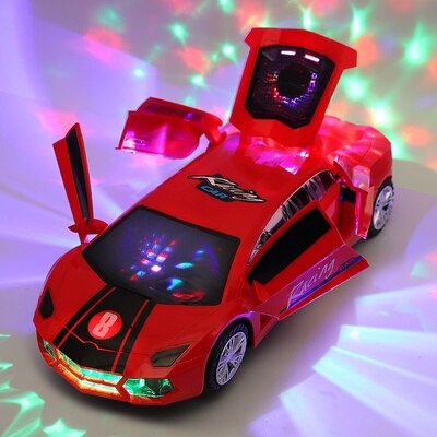 Supercar Toy™ - Liikkuva ja vilkkuva leluauto - Leluauto